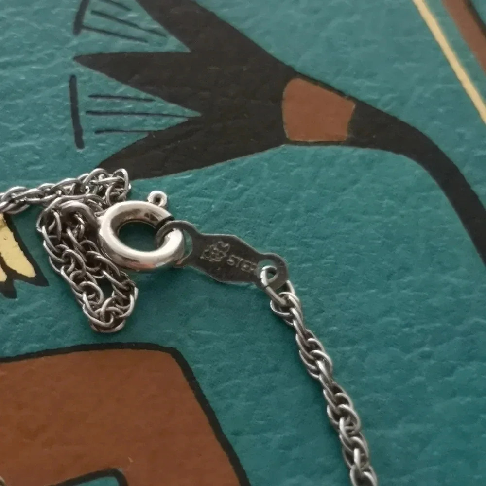 Sterling pearl necklace - Picture 3 of 4
